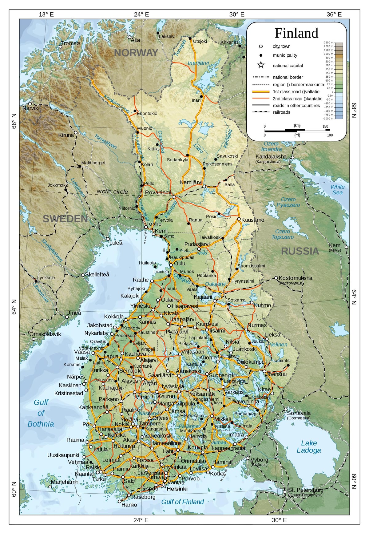 Karta Finskoj