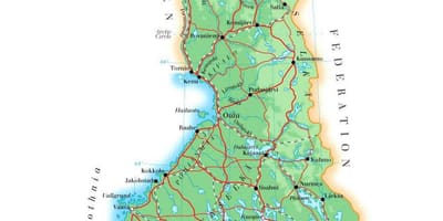 Karta Finskoj visini