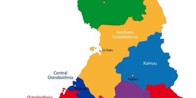 Finska pokrajina karti